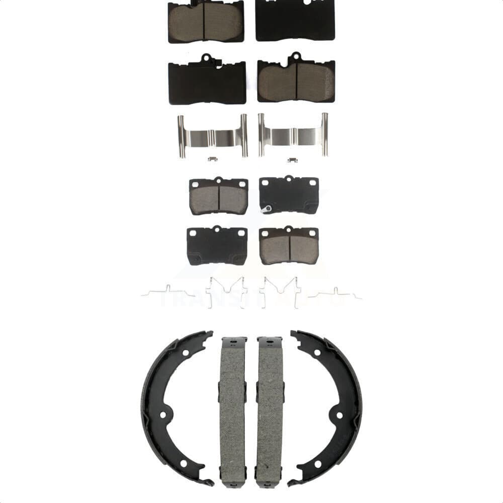 Transit Auto - KCN-100838 - Front and Rear Disc Brake Pad Kits image 1