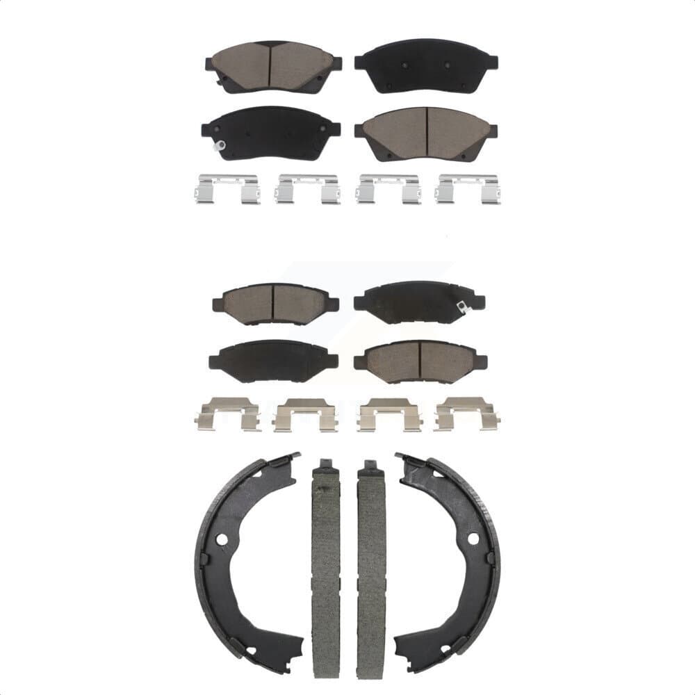 Transit Auto - KCN-100843 - Front and Rear Disc Brake Pad Kits image 1