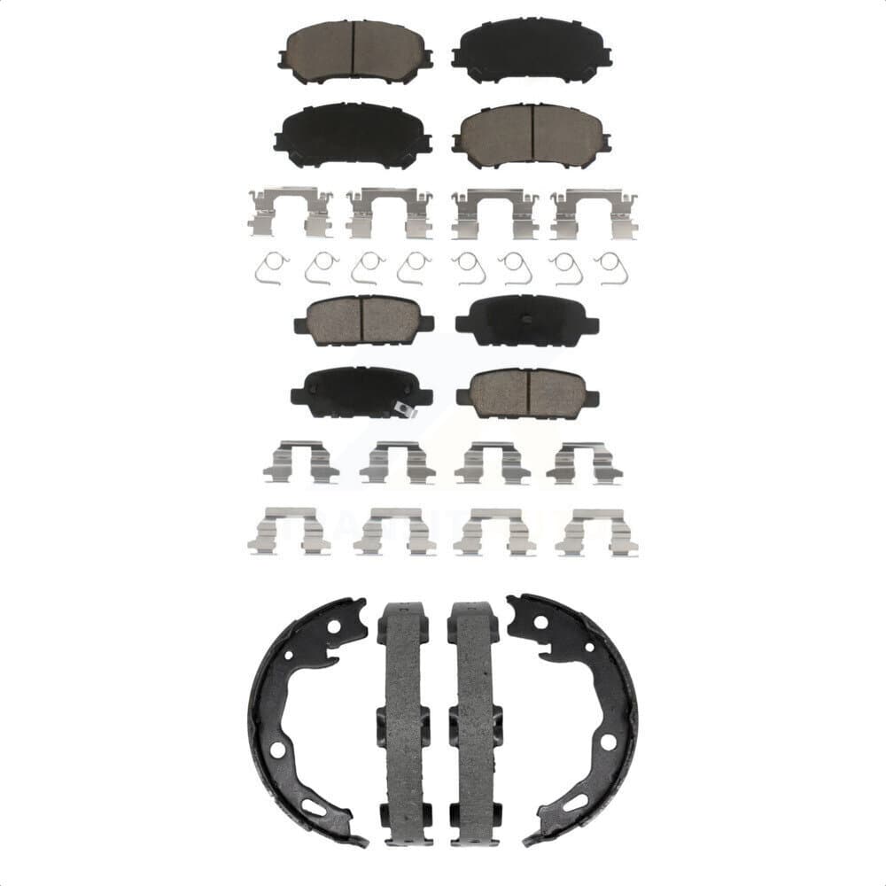 Transit Auto - KCN-100844 - Front and Rear Disc Brake Pad Kits image 1