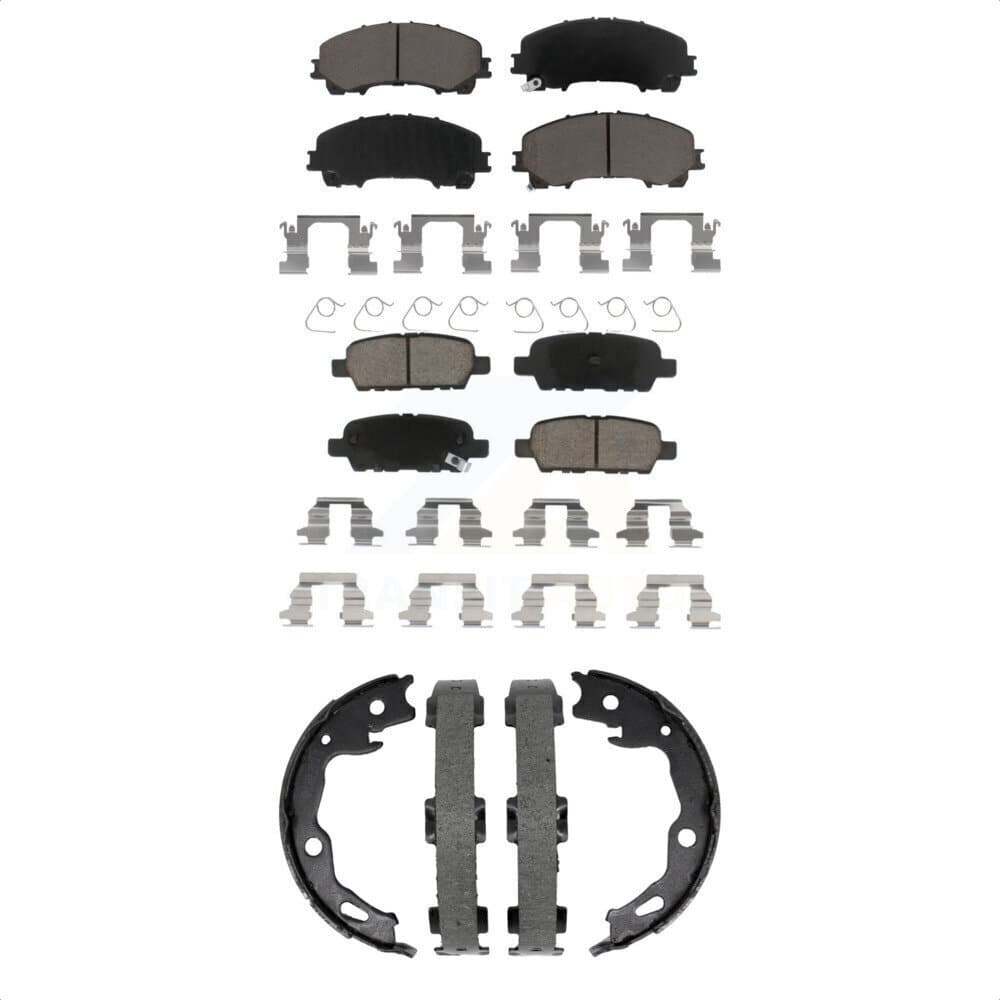 Transit Auto - KCN-100845 - Front and Rear Disc Brake Pad Kits image 1