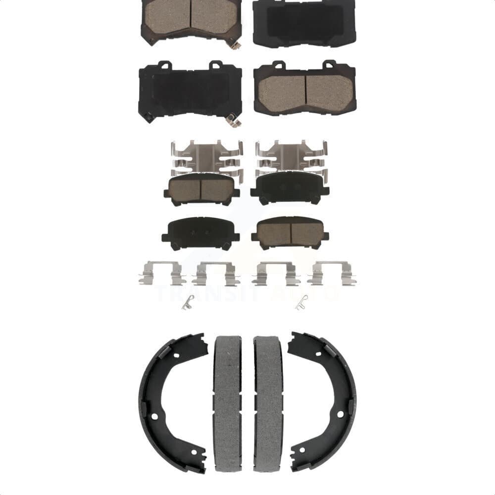 Transit Auto - KCN-100848 - Front and Rear Disc Brake Pad Kits image 1