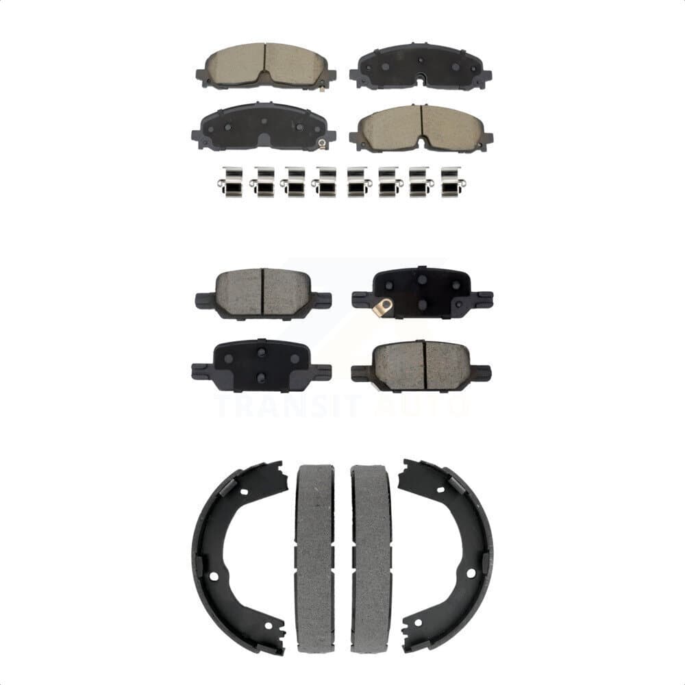 Transit Auto - KCN-100849 - Front and Rear Disc Brake Pad Kits image 1