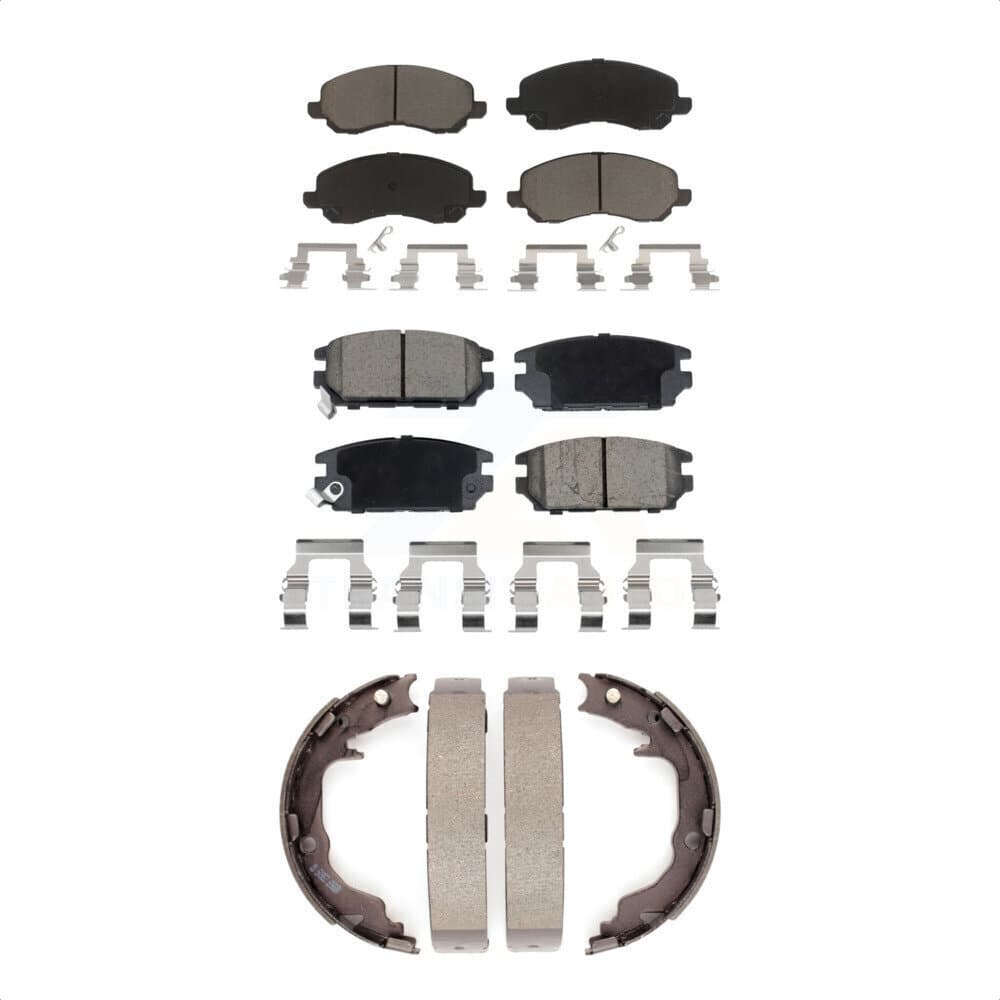 Transit Auto - KCN-100854 - Front and Rear Disc Brake Pad Kits image 1