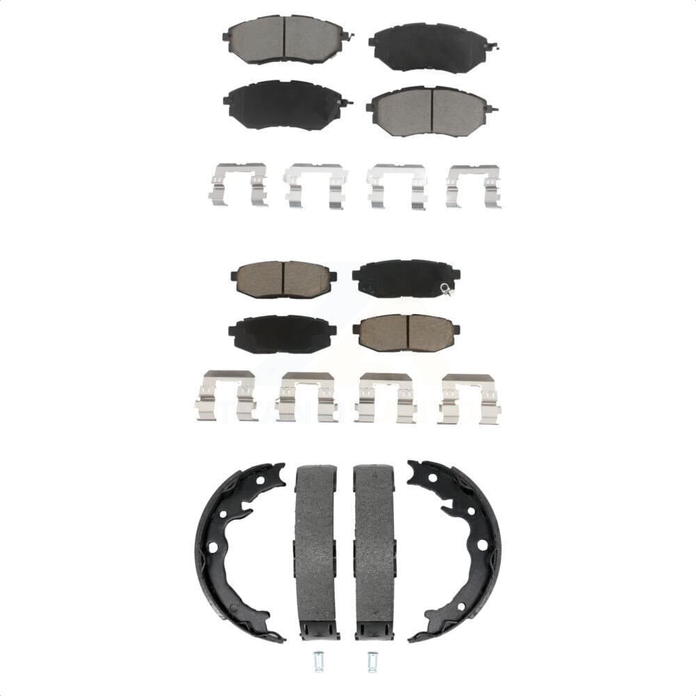 Transit Auto - KCN-100863 - Front and Rear Disc Brake Pad Kits image 1