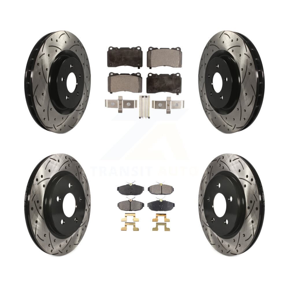 Transit Auto - KDF-100215 - Front and Rear Disc Brake Kits image 1