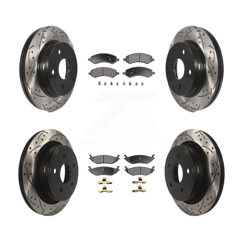 Transit Auto - KDF-100243 - Front and Rear Disc Brake Kits image 1