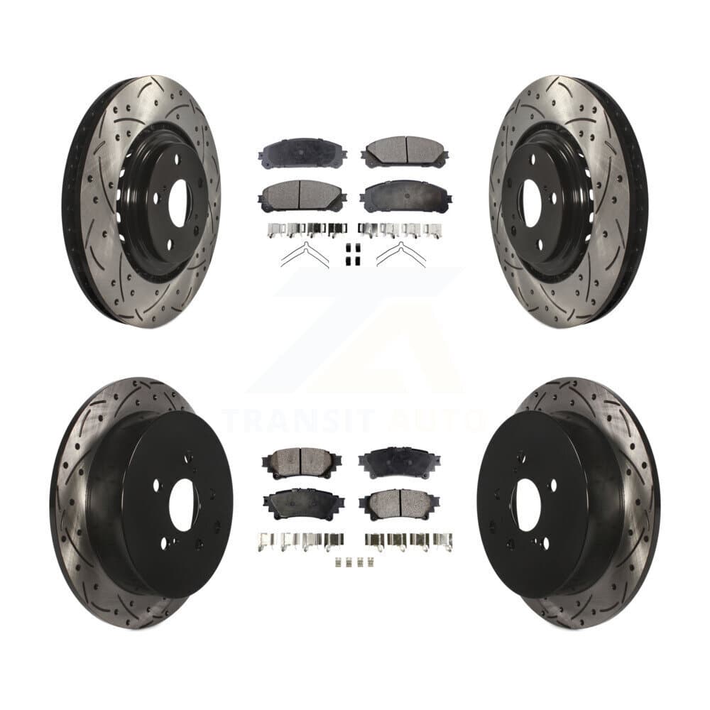 Transit Auto - KDF-100335 - Front and Rear Disc Brake Kits image 1
