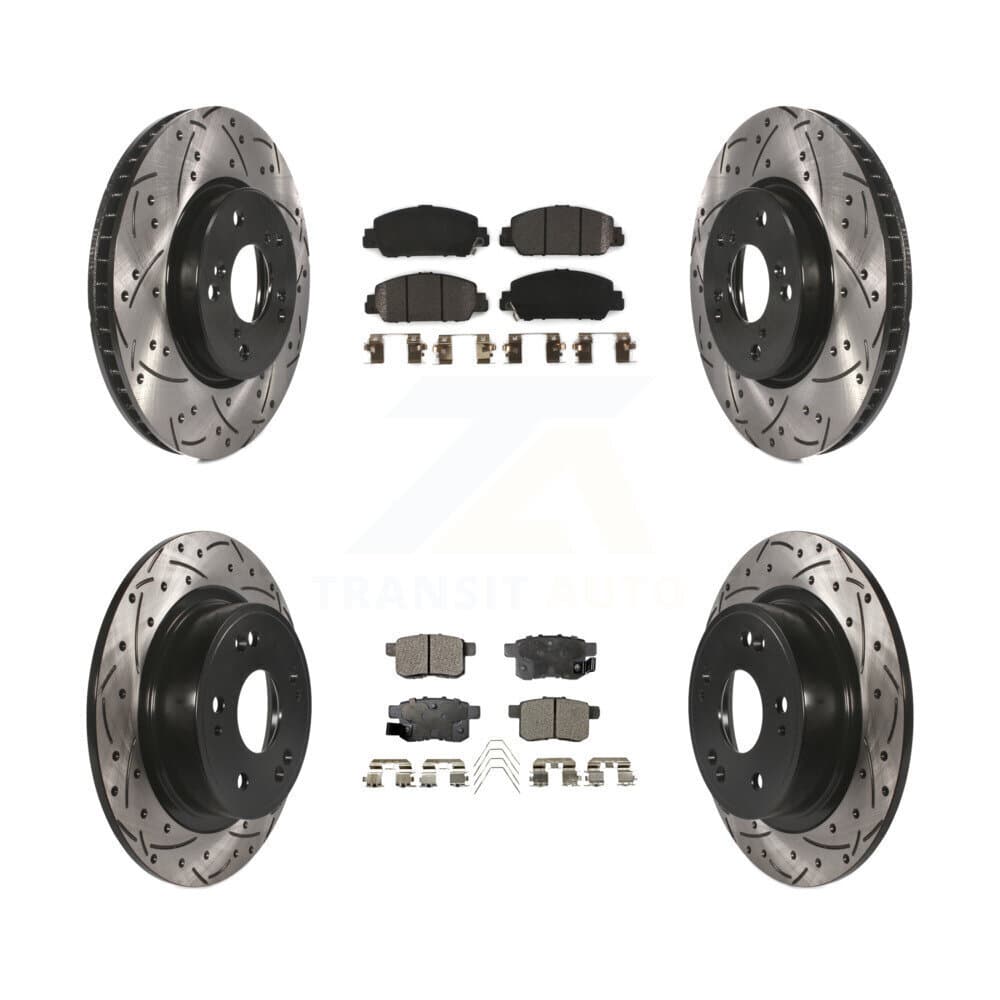 Transit Auto - KDF-100381 - Front and Rear Disc Brake Kits image 1
