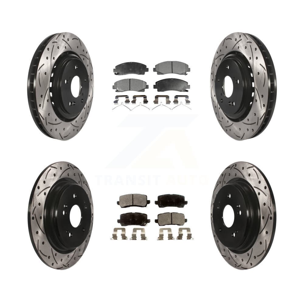 Transit Auto - KDF-100389 - Front and Rear Disc Brake Kits image 1