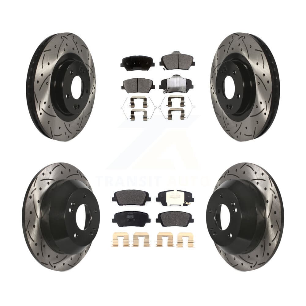Transit Auto - KDF-100585 - Front and Rear Disc Brake Kits image 1