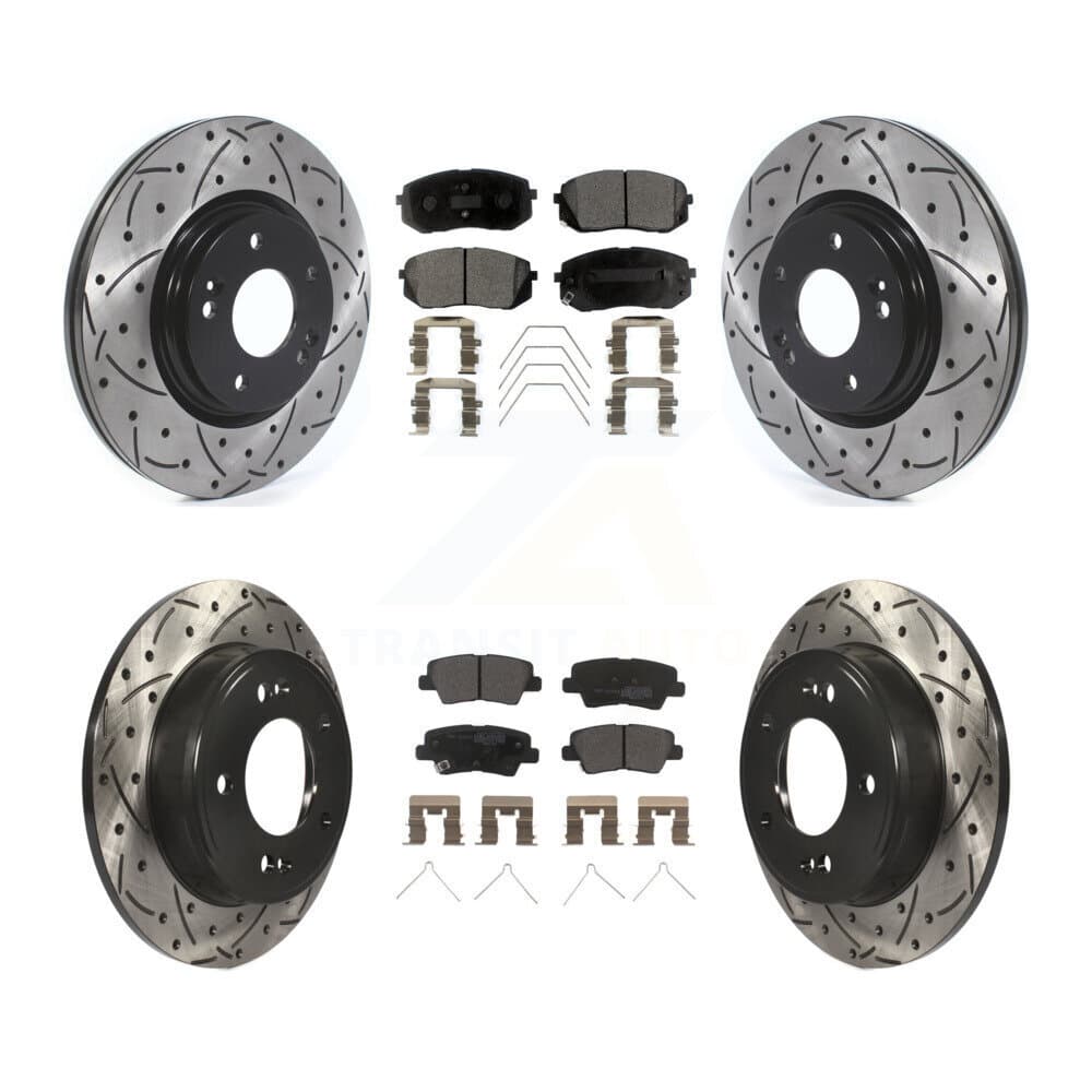 Transit Auto - KDF-100674 - Front and Rear Disc Brake Kits image 1
