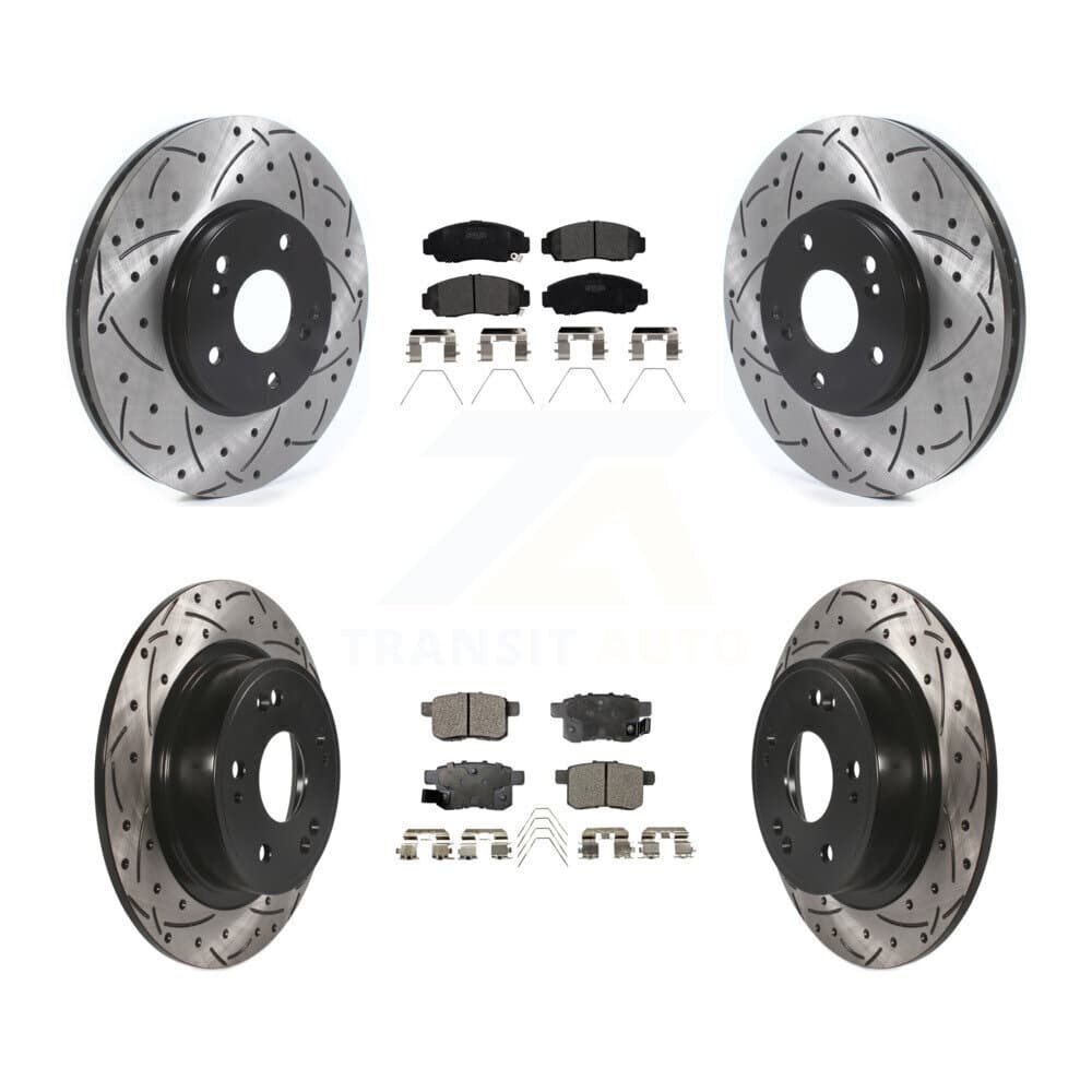 Transit Auto - KDF-100802 - Front and Rear Disc Brake Kits image 1