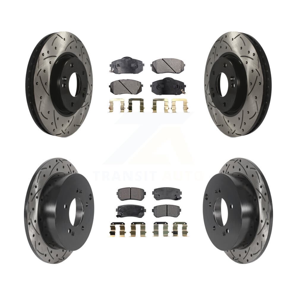 Transit Auto - KDF-100811 - Front and Rear Disc Brake Kits image 1