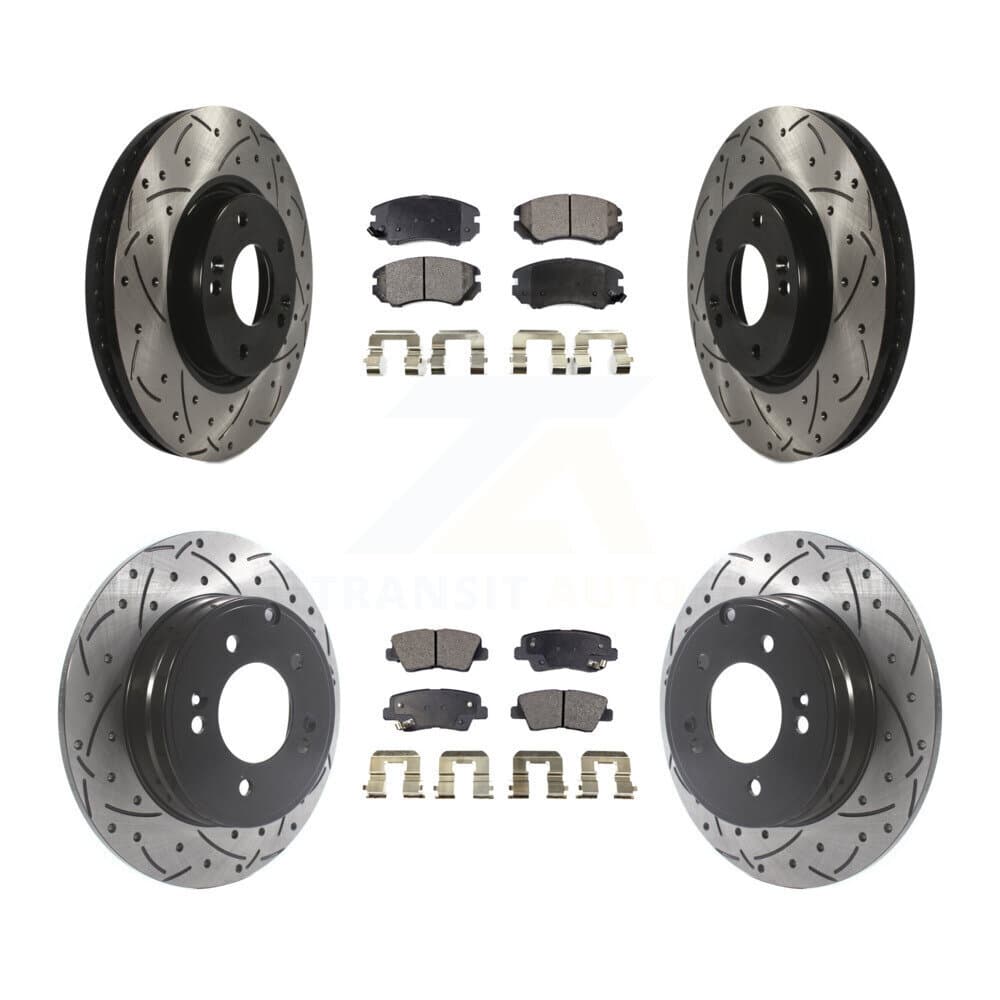 Transit Auto - KDF-100815 - Front and Rear Disc Brake Kits image 1