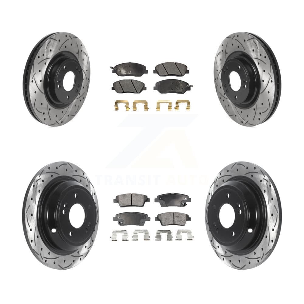 Transit Auto - KDF-100825 - Front and Rear Disc Brake Kits image 1