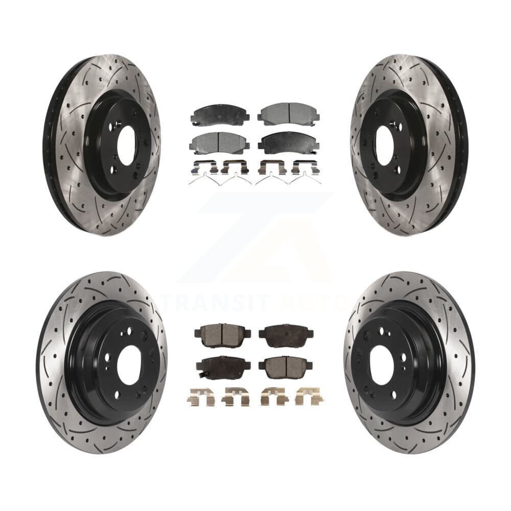 Transit Auto - KDF-100833 - Front and Rear Disc Brake Kits image 1