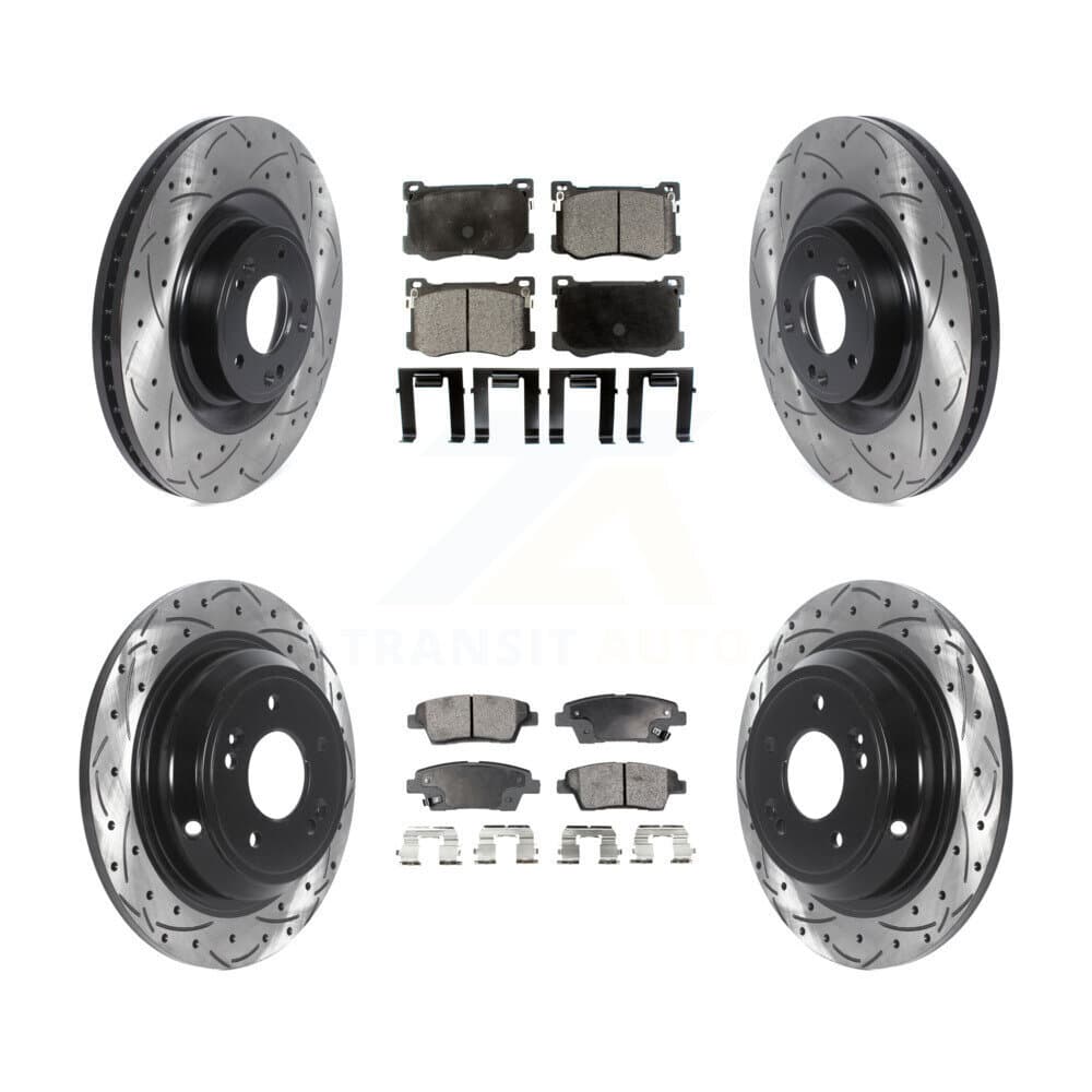 Transit Auto - KDF-100835 - Front and Rear Disc Brake Kits image 1