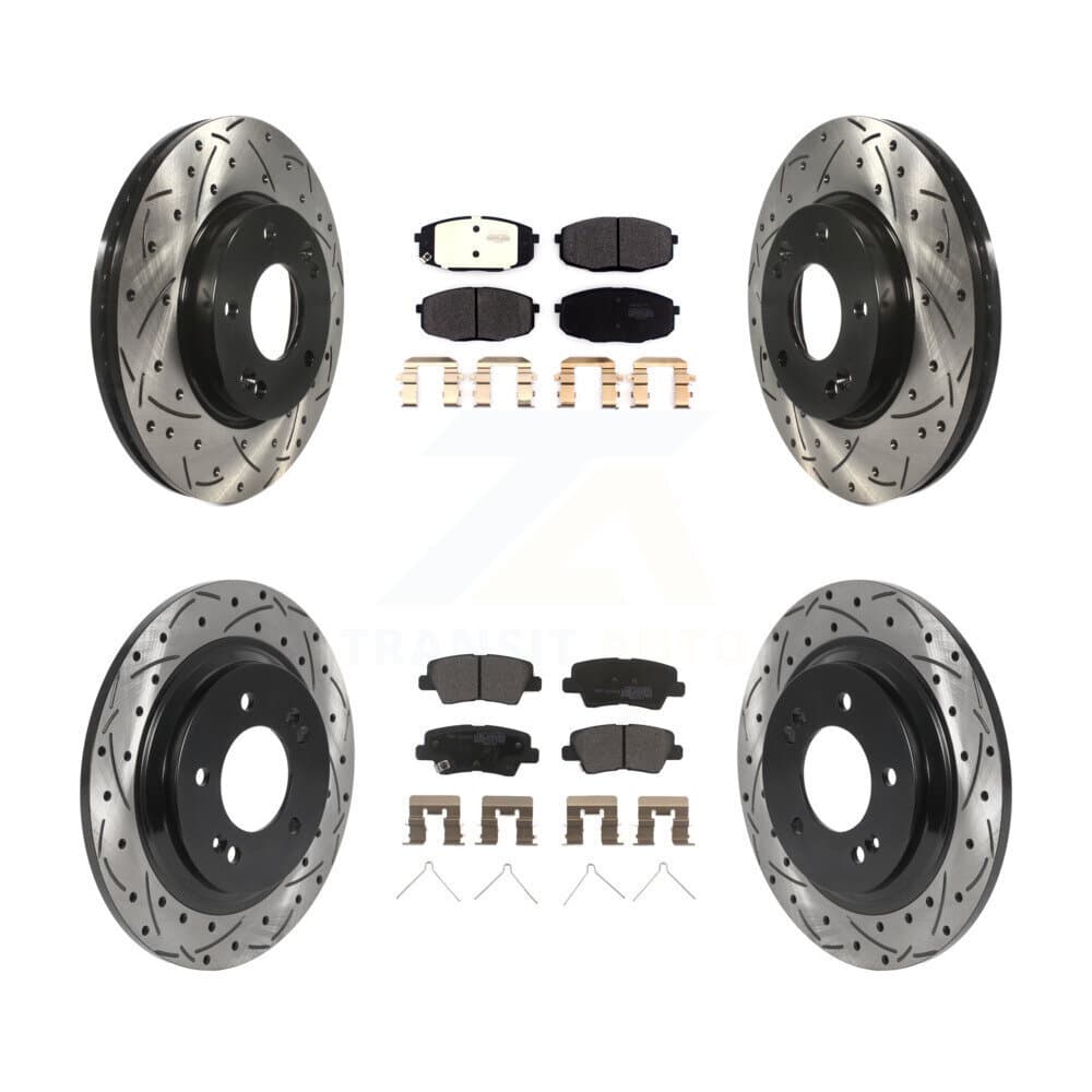 Transit Auto - KDF-100836 - Front and Rear Disc Brake Kits image 1