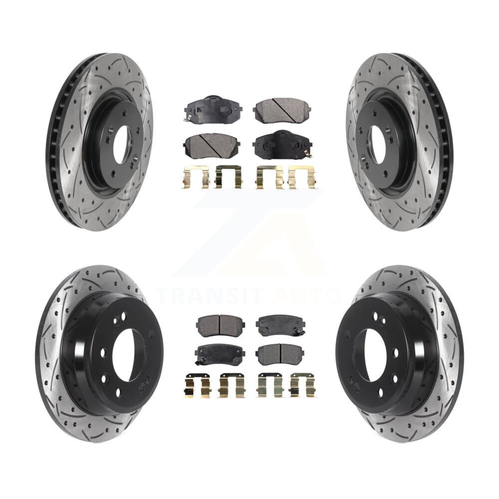 Transit Auto - KDF-100839 - Front and Rear Disc Brake Kits image 1