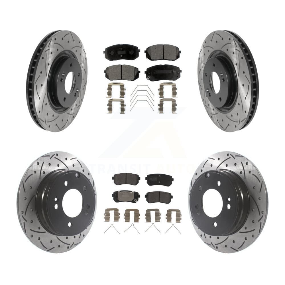Transit Auto - KDF-100846 - Front and Rear Disc Brake Kits image 1