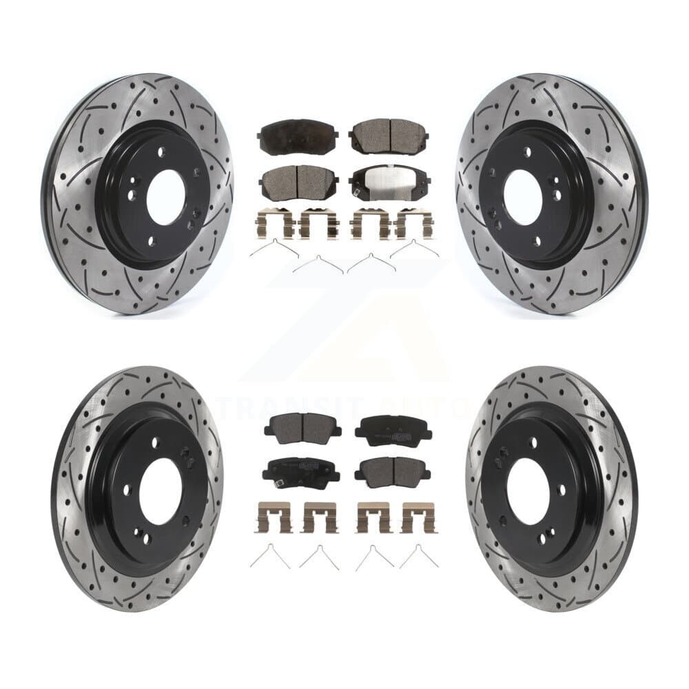 Transit Auto - KDF-100865 - Front and Rear Disc Brake Kits image 1