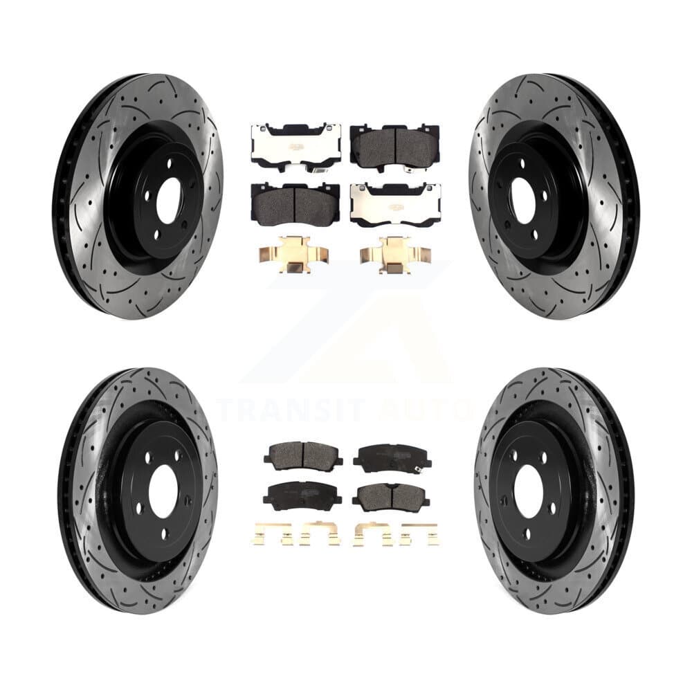 Transit Auto - KDF-101027 - Front and Rear Disc Brake Kits image 1