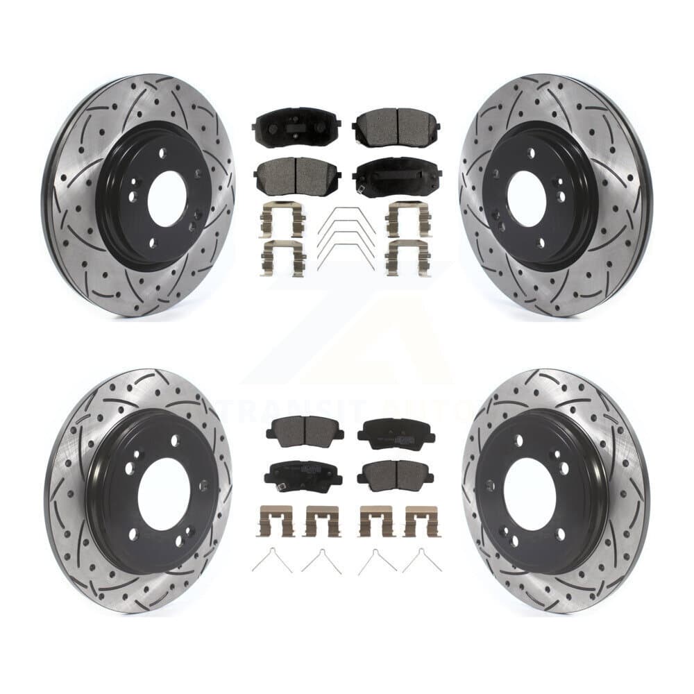 Transit Auto - KDF-101138 - Front and Rear Disc Brake Kits image 1