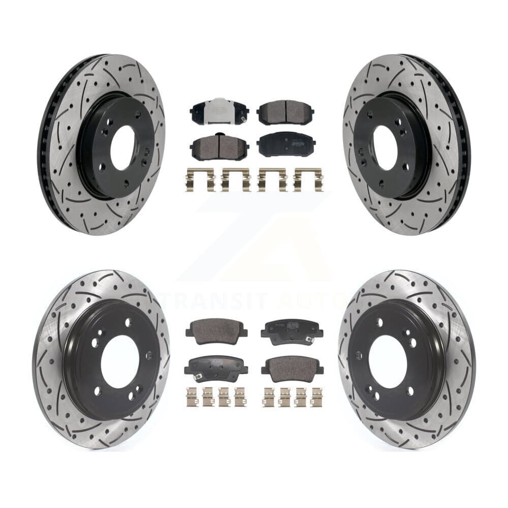 Transit Auto - KDF-101178 - Front and Rear Disc Brake Kits image 1