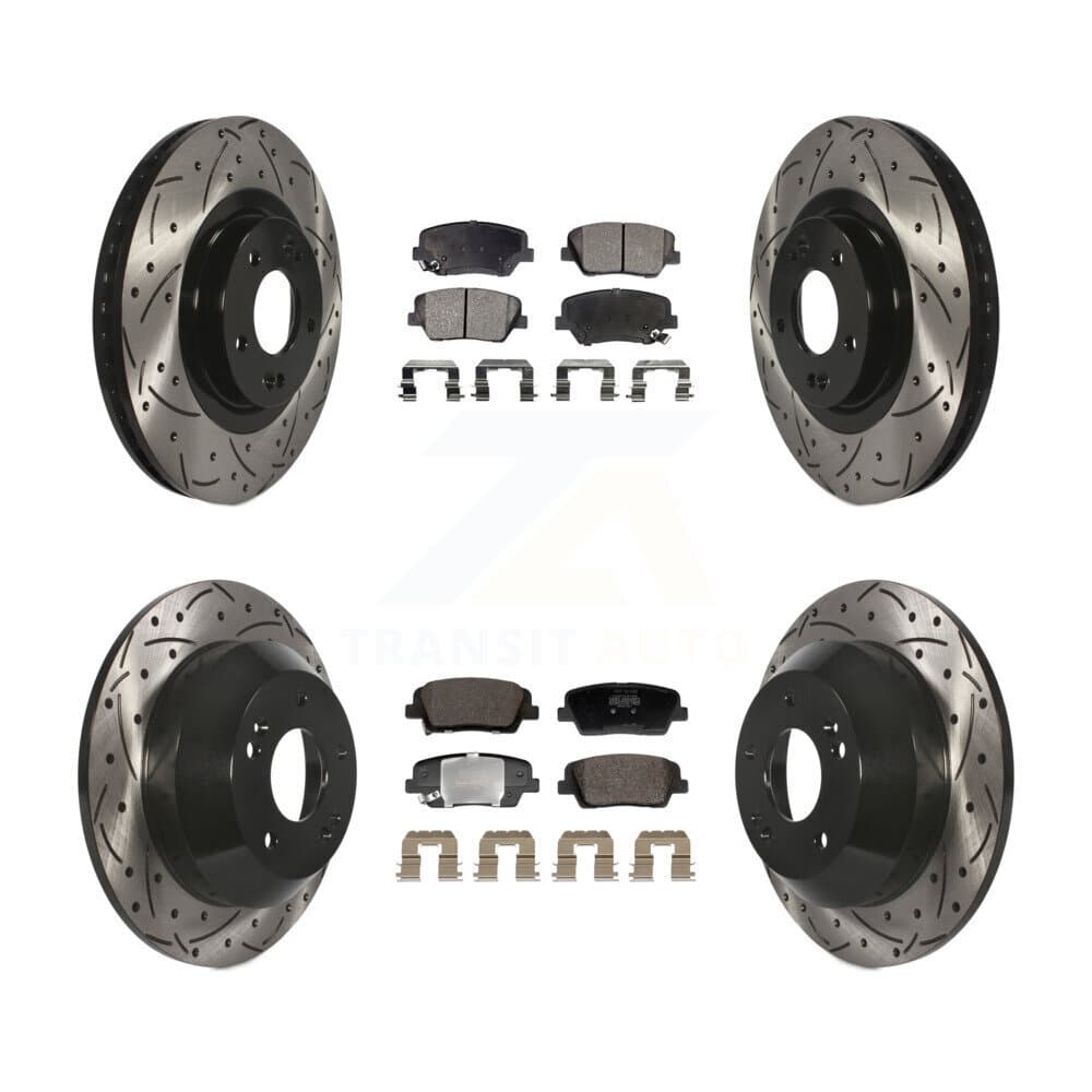Transit Auto - KDF-101187 - Front and Rear Disc Brake Kits image 1