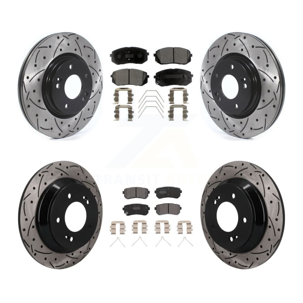 Transit Auto - KDF-101789 - Front and Rear Disc Brake Kits image 1