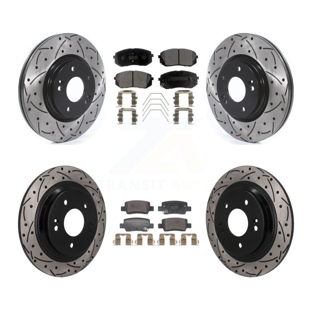 Transit Auto - KDF-101791 - Front and Rear Disc Brake Kits image 1