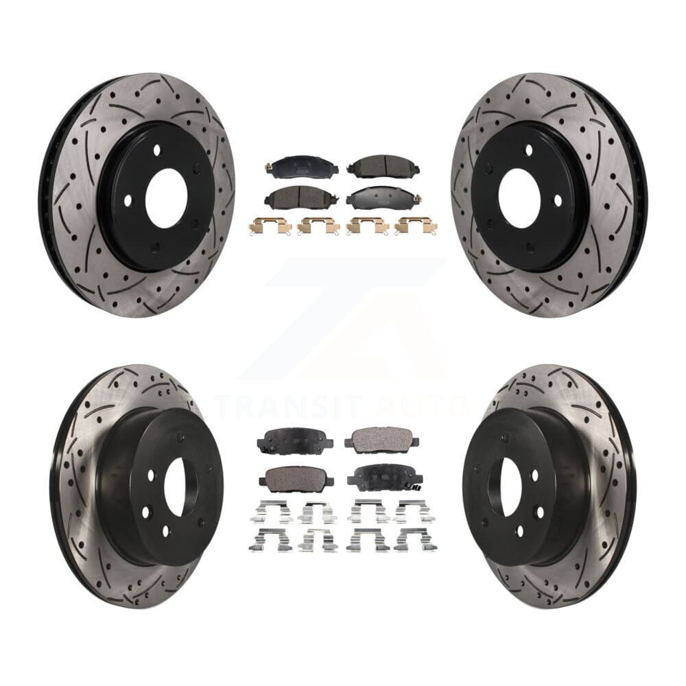 Transit Auto - KDF-101819 - Front and Rear Disc Brake Kits image 1