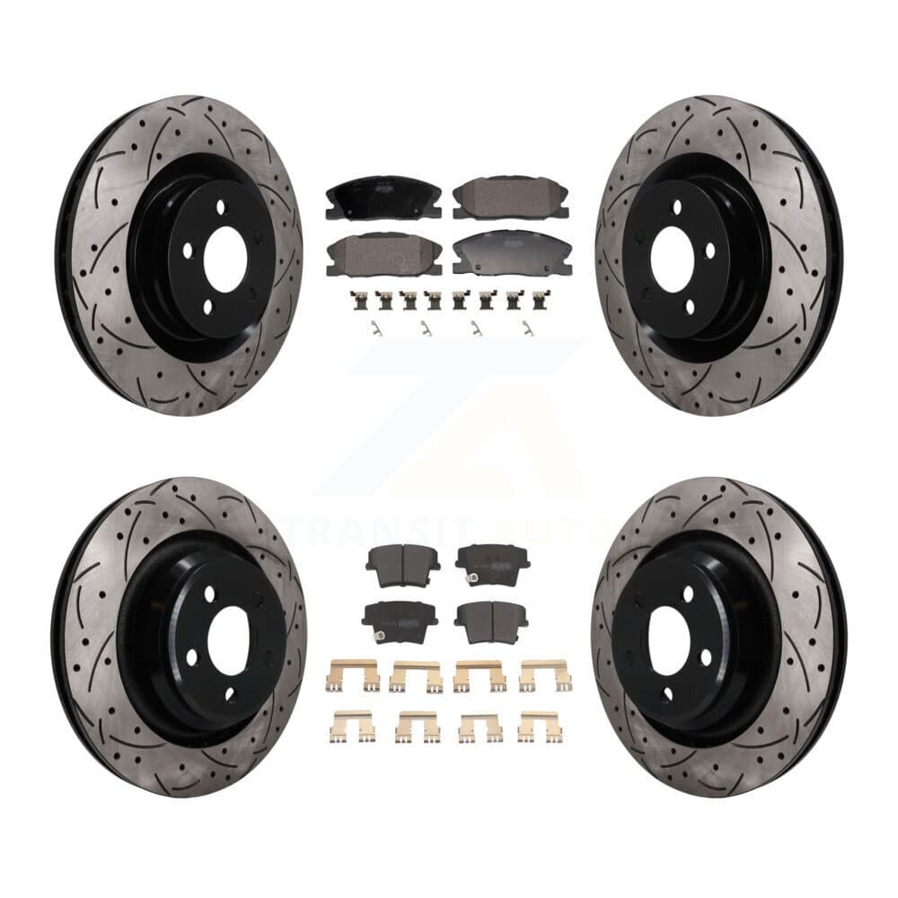 Transit Auto - KDF-101843 - Front and Rear Disc Brake Kits image 1
