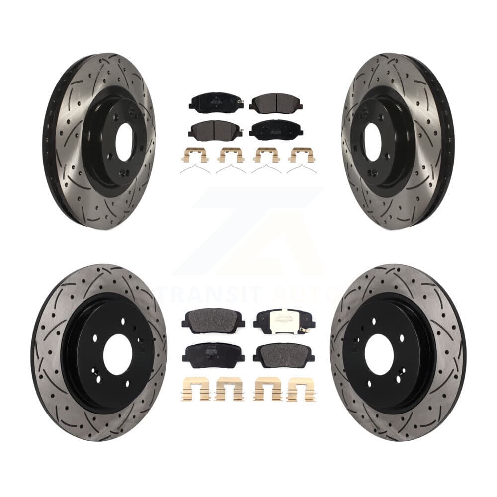Transit Auto - KDF-102071 - Front and Rear Disc Brake Kits image 1