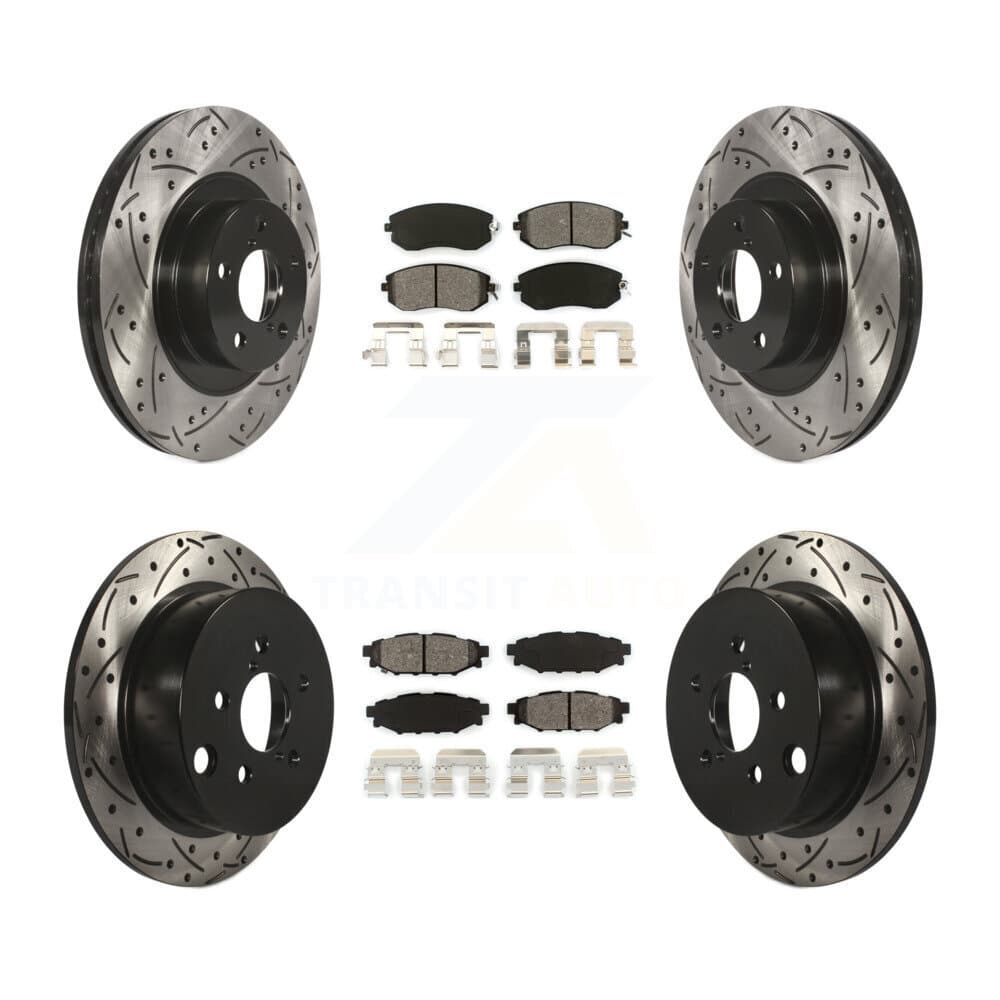 Transit Auto - KDS-100266 - Front and Rear Disc Brake Kits image 1
