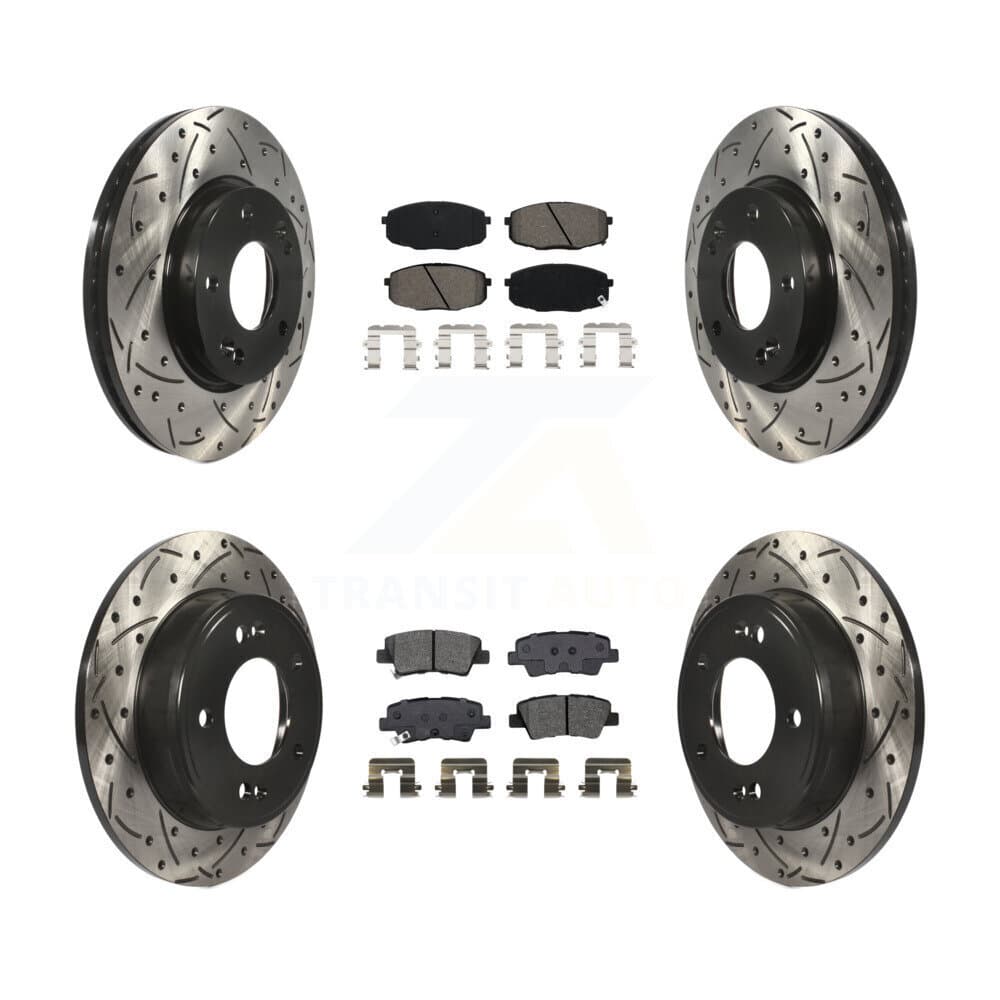 Transit Auto - KDS-100636 - Front and Rear Disc Brake Kits image 1