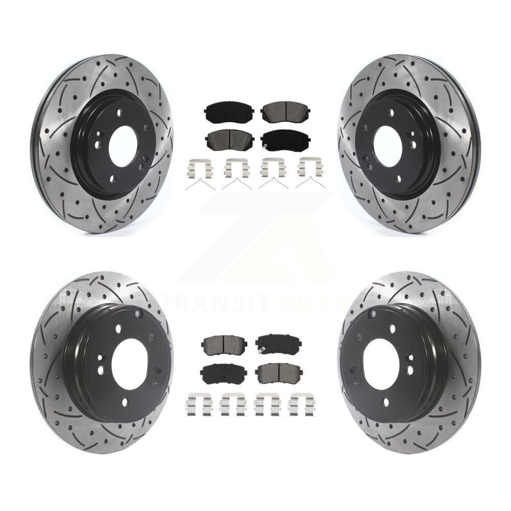 Transit Auto - KDS-100776 - Front and Rear Disc Brake Kits image 1
