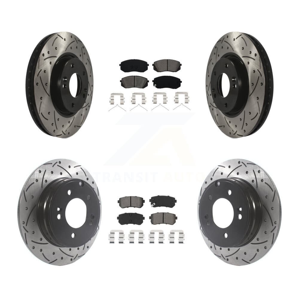 Transit Auto - KDS-100923 - Front and Rear Disc Brake Kits image 1