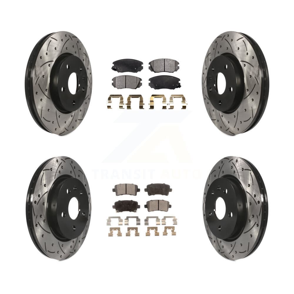 Transit Auto - KDT-100202 - Front and Rear Disc Brake Kits image 1