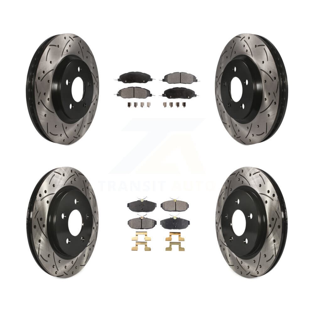 Transit Auto - KDT-100219 - Front and Rear Disc Brake Kits image 1