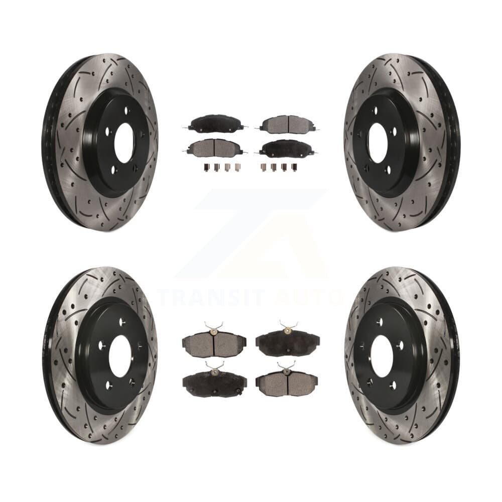 Transit Auto - KDT-100220 - Front and Rear Disc Brake Kits image 1