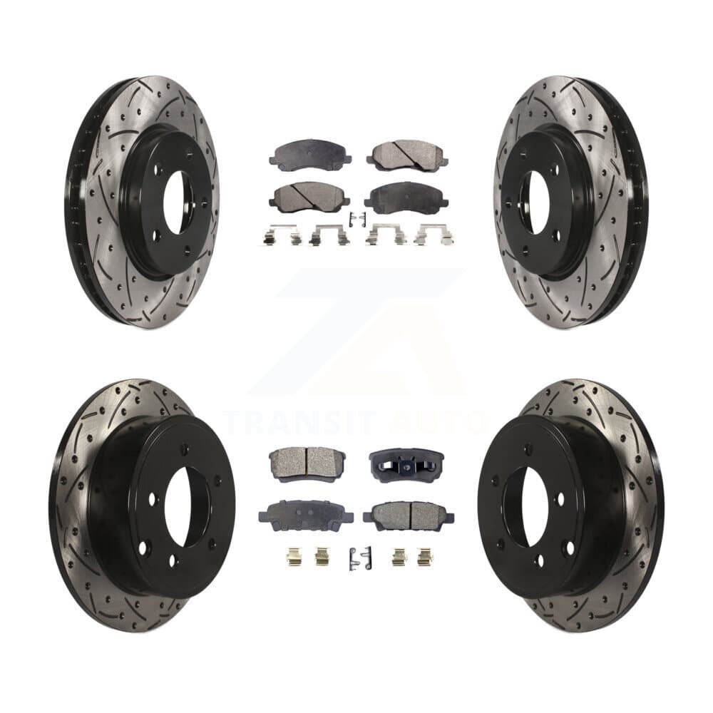 Transit Auto - KDT-100258 - Front and Rear Disc Brake Kits image 1