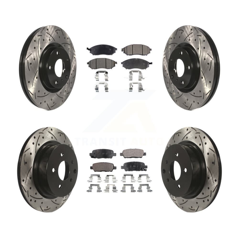 Transit Auto - KDT-100285 - Front and Rear Disc Brake Kits image 1