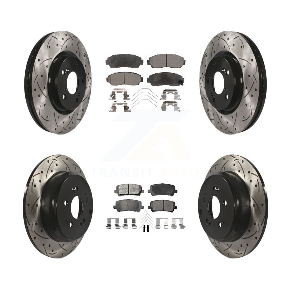 Transit Auto - KDT-100362 - Front and Rear Disc Brake Kits image 1
