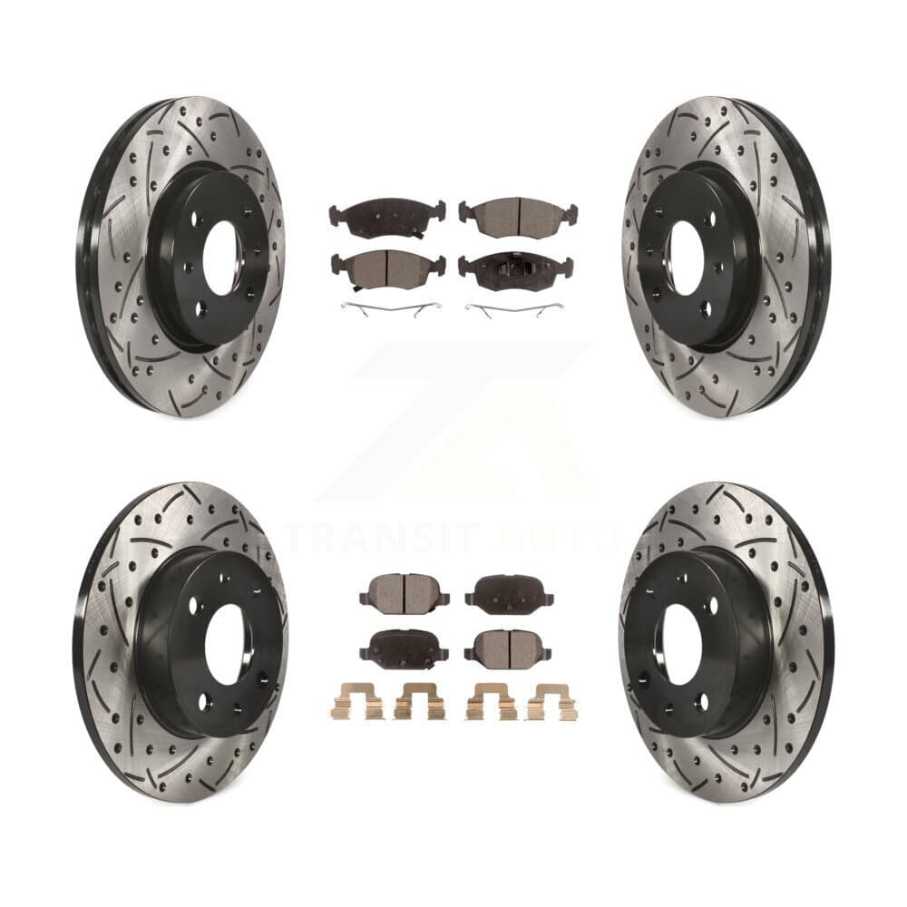 Transit Auto - KDT-100386 - Front and Rear Disc Brake Kits image 1