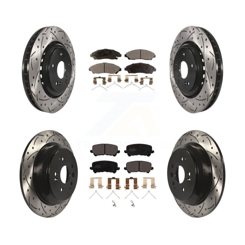 Transit Auto - KDT-100404 - Front and Rear Disc Brake Kits image 1
