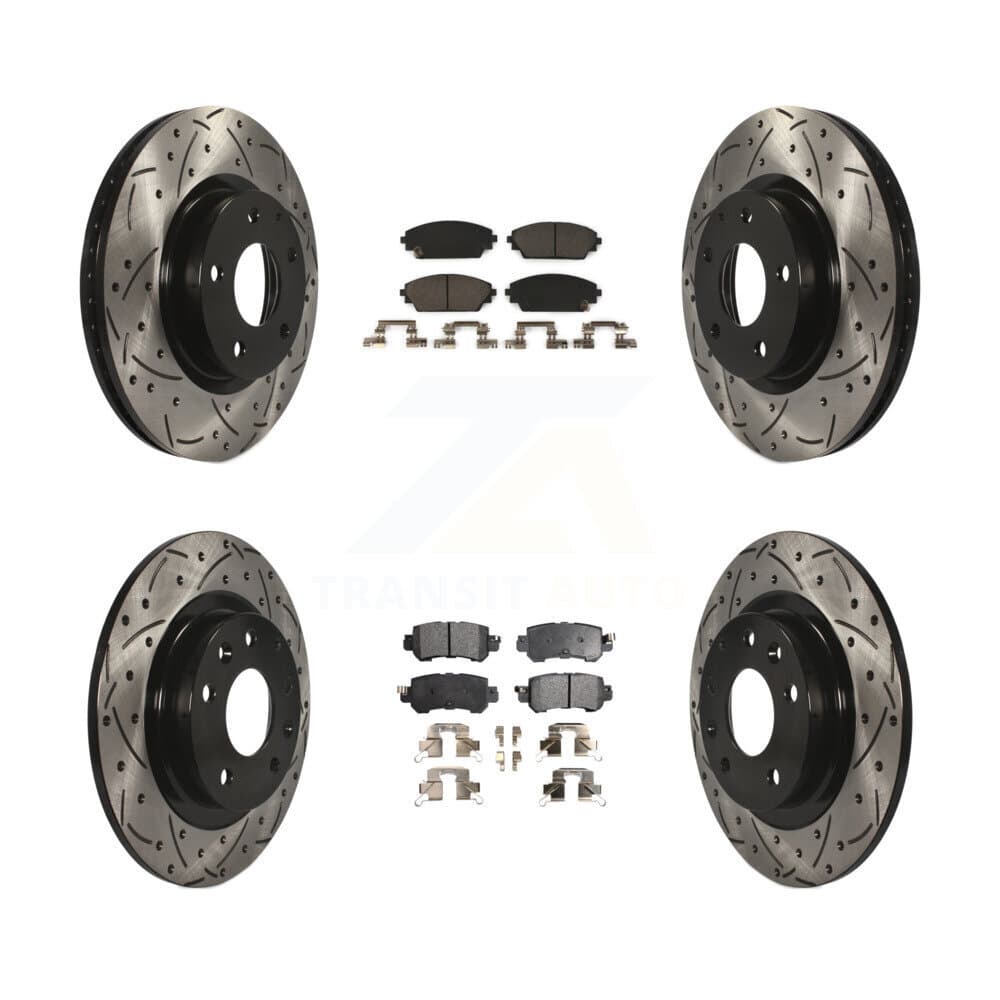 Transit Auto - KDT-100406 - Front and Rear Disc Brake Kits image 1