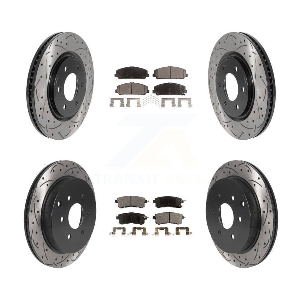 Transit Auto - KDT-100853 - Front and Rear Disc Brake Kits image 1