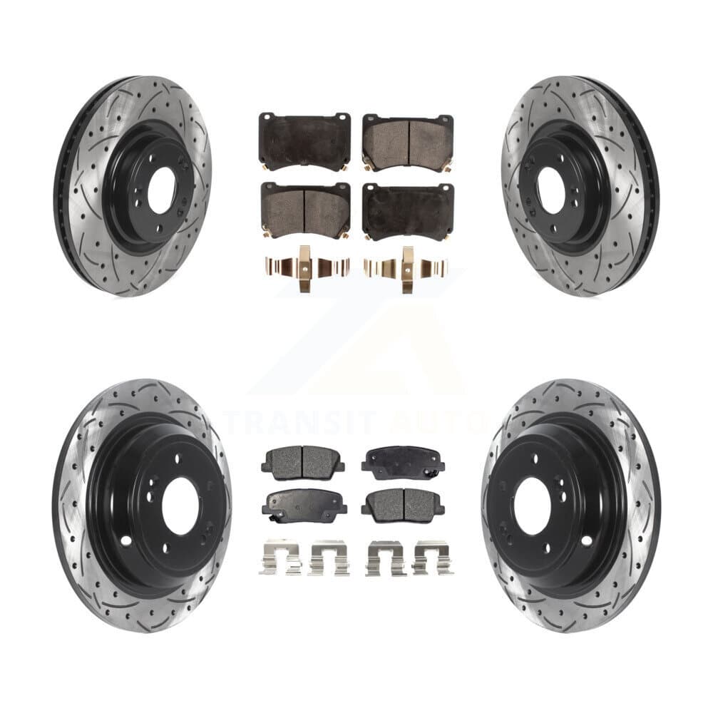 Transit Auto - KDT-100858 - Front and Rear Disc Brake Kits image 1