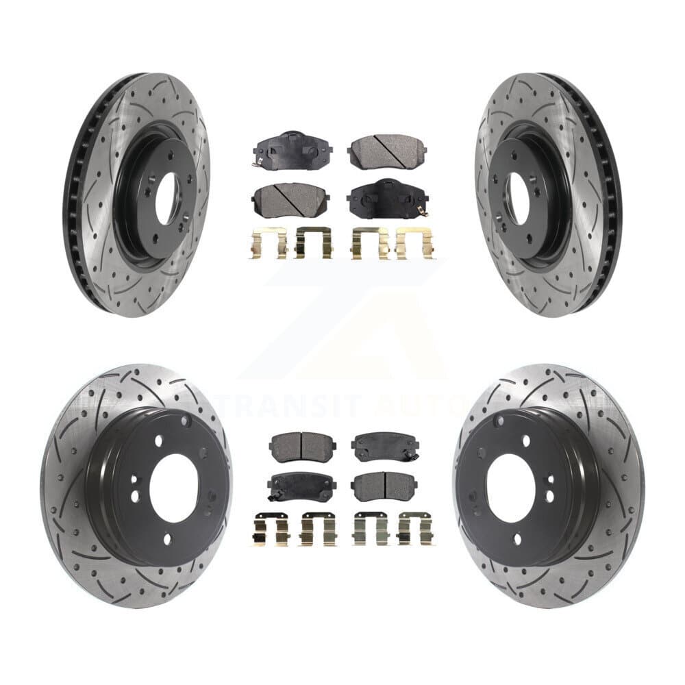 Transit Auto - KDT-100870 - Front and Rear Disc Brake Kits image 1